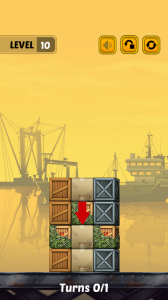 Swap the Box - Docks - level 10 solution