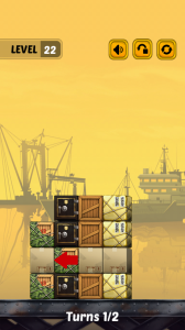 Swap the Box - Docks - level 22 solution (2)