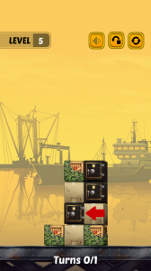 Swap the Box - Docks - level 5 solution