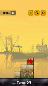 Swap the Box - Docks - level 6 solution