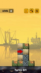 Swap the Box - Docks - level 8 solution