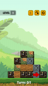 Swap the Box - Jungle - level 1 solution