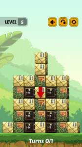 Swap the Box - Jungle - level 5 solution